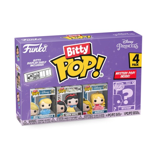 CONFEZIONE DA 4 FUNKO BITTY POP! - PRINCIPESSE DISNEY