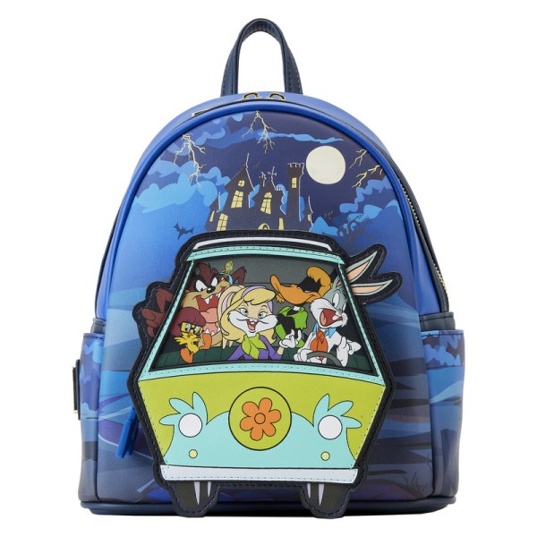 MINI ZAINO LOONEY TUNES & SCOOBY MASHUP WARNER BROS 100E ANNIVERSAIRE - WARNER BROS LOUNGEFLY