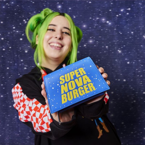 PORTAFOGLIO TOY STORY PIZZA PLANET SUPER NOVA BURGER - DISNEY PIXAR LOUNGEFLY