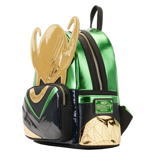MINI ZAINO METALLIC LOKI - MARVEL LOUNGEFLY