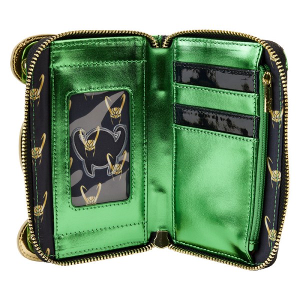PORTAFOGLIO METALLIC LOKI - MARVEL LOUNGEFLY