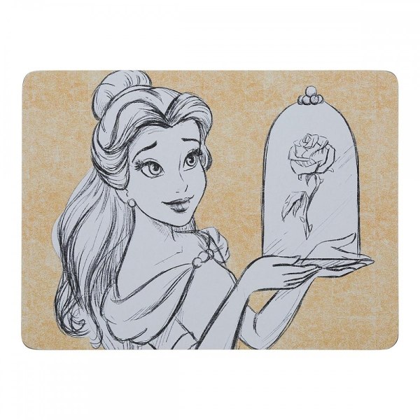 Lotto di 4 Set da tavolo Bella - la Bella e la Bestia - DISNEY ENCHANTING