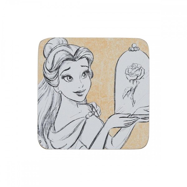 Set di 4 bicchieri Belle - La Bella e la Bestia - DISNEY ENCHANTING
