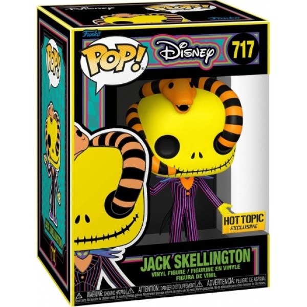 FUNKO POP! 717 - JACK CON SERPENTE (BLACKLIGHT) - NIGHTMARE BEFORE CHRISTMAS