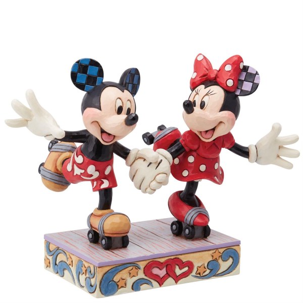 TOPOLINO E MINNIE PATTINANO - DISNEY TRADITIONS