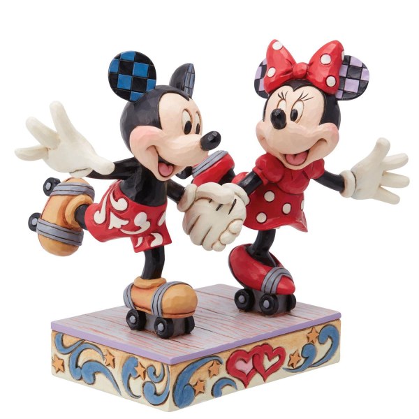 TOPOLINO E MINNIE PATTINANO - DISNEY TRADITIONS