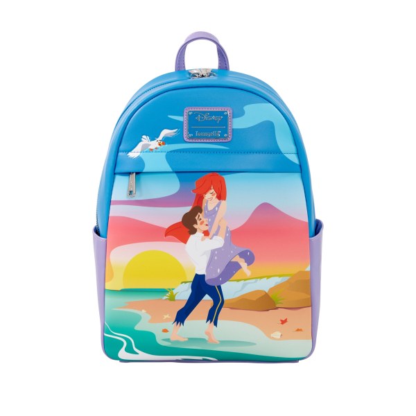 MINI ZAINO ARIEL E ERIC SUNSET - DISNEY LOUNGEFLY