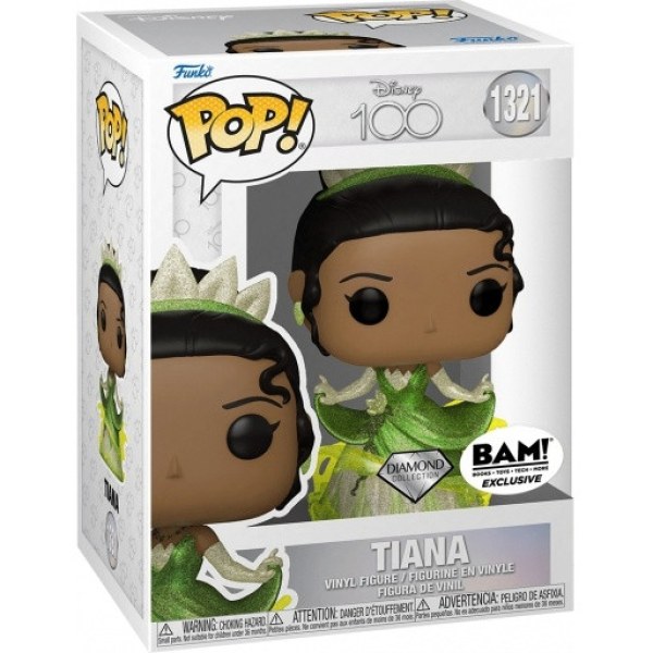 FUNKO POP! 1321 TIANA DGLT DISNEY 100º COMPLEANNO - LA PRINCIPESSA E IL RANOCCHIO