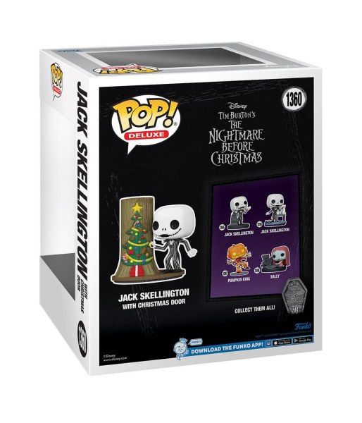 FUNKO POP! DELUXE 1360 - JACK E LA PORTA DI NATALE - NIGHTMARE BEFORE CHRISTMAS