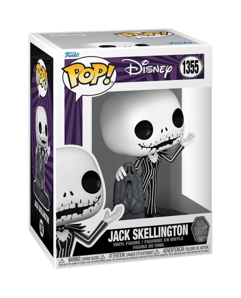FUNKO POP! 1355 - JACK E UNA LAPIDE - NIGHTMARE BEFORE CHRISTMAS 30° ANNIVERSARIO