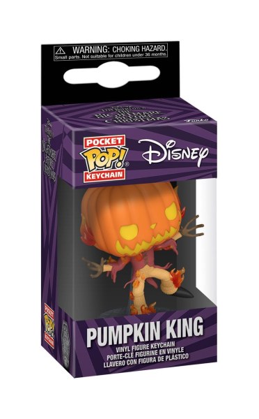 FUNKO POP! KEYCHAIN - PUMPKIN KING - NIGHTMARE BEFORE CHRISTMAS 30° ANNIVERSARIO