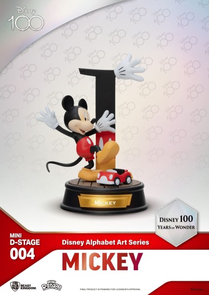 PACK DI 6 FIGURE ALFABETO PIXAR - 100 YEARS OF WONDER DISNEY MINI EGG ATTACK