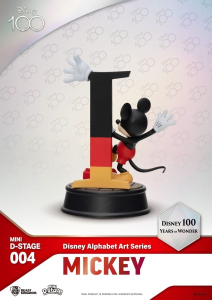 PACK DI 6 FIGURE ALFABETO PIXAR - 100 YEARS OF WONDER DISNEY MINI EGG ATTACK