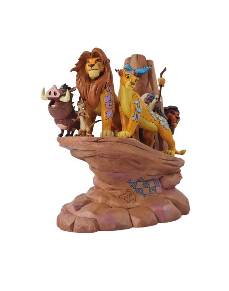 RE LEON CARVED IN STONE - DISNEY TRADITIONS