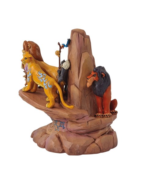 RE LEON CARVED IN STONE - DISNEY TRADITIONS