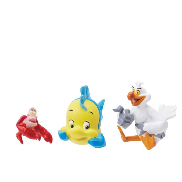 SET 3 FIGURINE LA SIRENETTA - DISNEY SHOWCASE