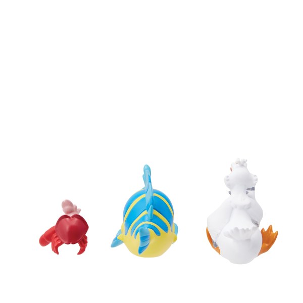 SET 3 FIGURINE LA SIRENETTA - DISNEY SHOWCASE