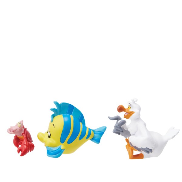 SET 3 FIGURINE LA SIRENETTA - DISNEY SHOWCASE
