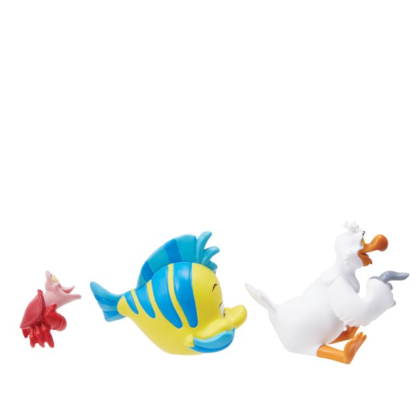 SET 3 FIGURINE LA SIRENETTA - DISNEY SHOWCASE