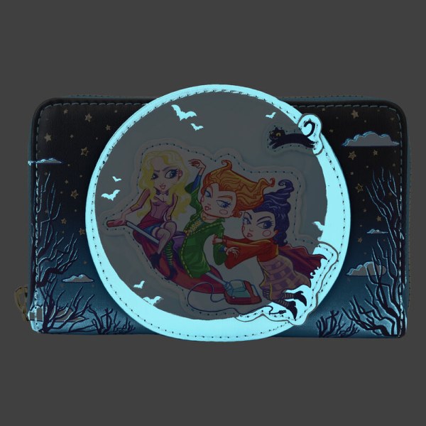 PORTAFOGLIO HOCUS POCUS GLOW - DISNEY LOUNGEFLY