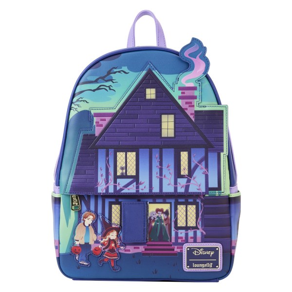 MINI ZAINO HOCUS POCUS SANDERSON SISTERS HOUSE GLOW - DISNEY LOUNGEFLY