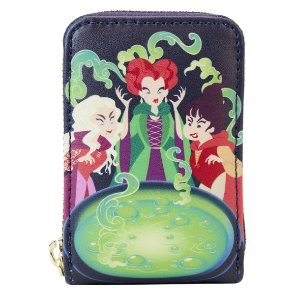 PORTAFOGLIO FISARMONICA HOCUS POCUS SORELLE SANDERSON CALDERONE GLOW - DISNEY LOUNGEFLY