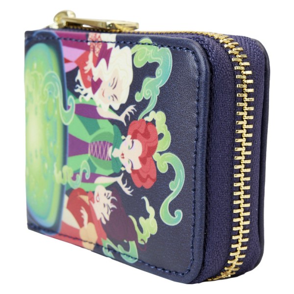 PORTAFOGLIO FISARMONICA HOCUS POCUS SORELLE SANDERSON CALDERONE GLOW - DISNEY LOUNGEFLY