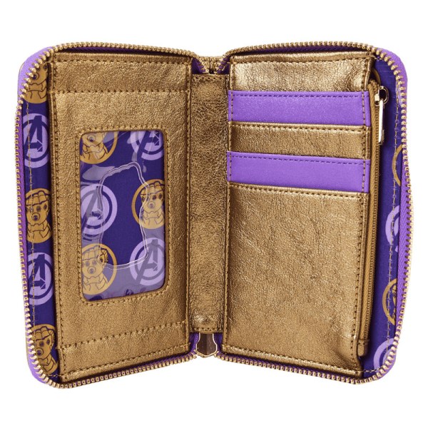 PORTAFOGLIO CON GUANTI THANOS - MARVEL LOUNGEFLY