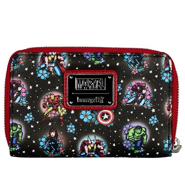 PORTAFOGLIO TATUAGGI AVENGERS - MARVEL LOUNGEFLY
