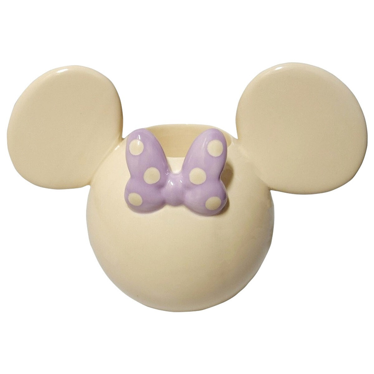 Vaso di fiori 3D Minnie color bianco sporco 5 cm – Disney