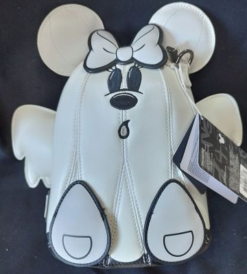 Borsa a Tracolla Figural Mickey & Minnie Ghost Glow - Disney Loungefly
