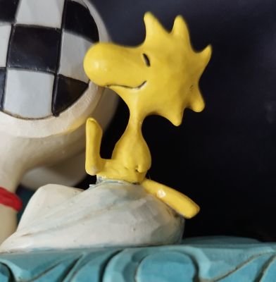 Snoopy e Woodstock in auto surf - Peanuts
